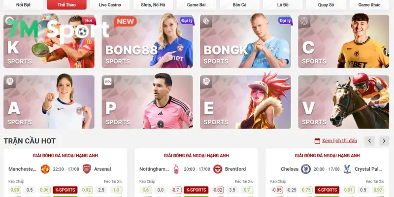 Mibet - Nhà Cái Thể Thao Xanh Chín, Tỷ Lệ Kèo Thơm 9 Hệ thống kèo đặt cược đa dạng với nhiều thể loại tại trang chủ